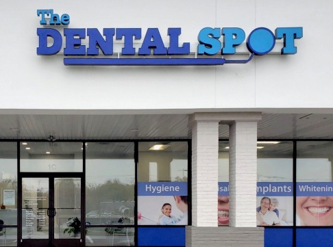 Outside view of the Dental Spot office building in Collegeville