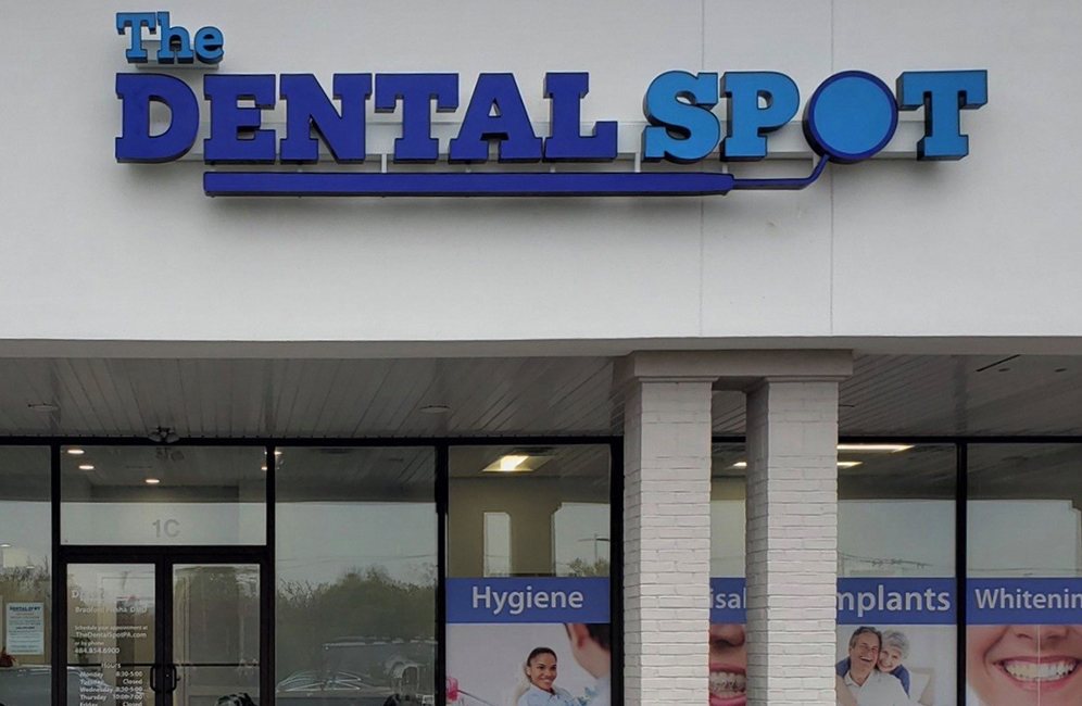 Outside view of The Dental Spot of Collegeville dental office building in Collegeville